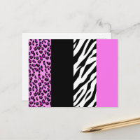 Leopard Print, Zebra Print, Animal Print, Roze