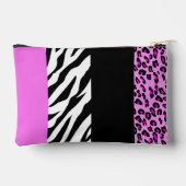 Leopard Print, Zebra Print, Animal Print, Roze Etui (Achterkant)