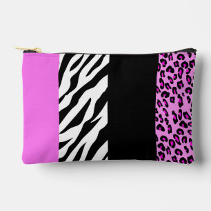 Leopard Print, Zebra Print, Animal Print, Roze Etui