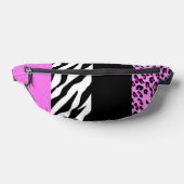 Leopard Print, Zebra Print, Animal Print, Roze Heuptasje (Liggend)