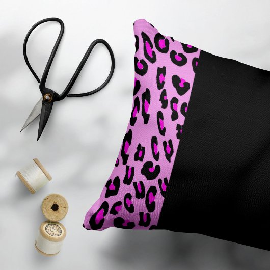 Leopard Print, Zebra Print, Animal Print, Roze Kussensloop