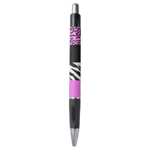 Leopard Print, Zebra Print, Animal Print, Roze Pen