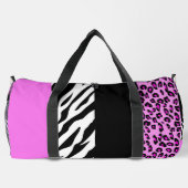 Leopard Print, Zebra Print, Animal Print, Roze Plunjezak (Achterkant)