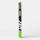 Leopard Print, Zebra Print, Green, Jouw naam Case-Mate iPhone Case (Achterkant / Rechts)