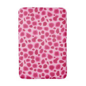Leopard Print, zwart en wit Badmat (Voorkant Verticaal)