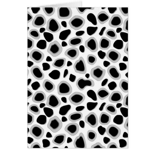 Leopard Print - zwart-wit (Voorkant)