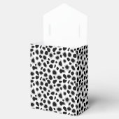 Leopard Print - zwart-wit Bedankdoosjes (Geopend)