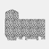 Leopard Print - zwart-wit Bedankdoosjes (Uitgevouwen)