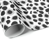 Leopard Print - zwart-wit Cadeaupapier (Rol Hoek)