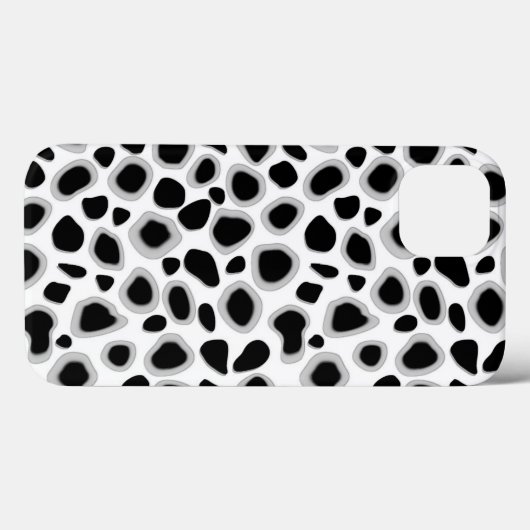 Leopard Print - zwart-wit Case-Mate iPhone Case (Achterkant (horizontaal))