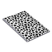 Leopard Print - zwart-wit Notitieboek (Rechterzijde)