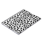 Leopard Print - zwart-wit Notitieboek (Linkerzijde)