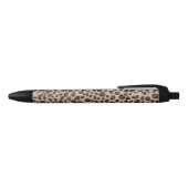 Leopard Print Zwarte Inkt Pen (Bovenkant)