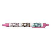 Leopard Print Zwarte Inkt Pen (Bodem)