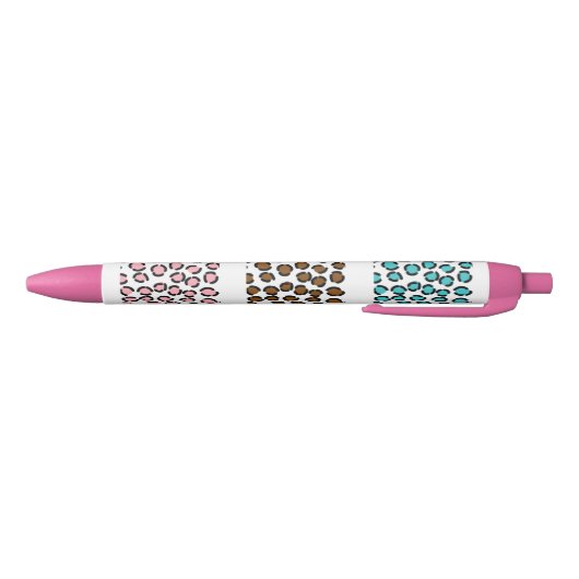Leopard Print Zwarte Inkt Pen (Bodem)