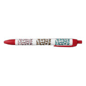 Leopard Print Zwarte Inkt Pen (Bodem)