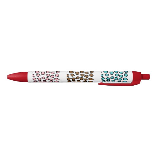 Leopard Print Zwarte Inkt Pen (Bodem)
