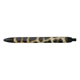 Leopard Print Zwarte Inkt Pen