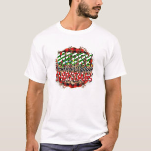 Leopard Pset Merry Counselor Squad Kerstmis Ligh T-shirt