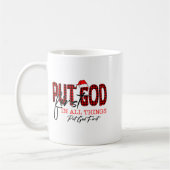 Leopard Put God First In All Things Santa Hat Xmas Koffiemok (Links)