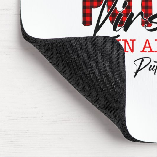 Leopard Put God First In All Things Santa Hat Xmas Muismat (Hoek)