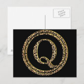 Leopard Q Briefkaart (Voorkant / Achterkant)
