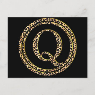 Leopard Q Briefkaart