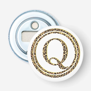 Leopard Q Button Flesopener