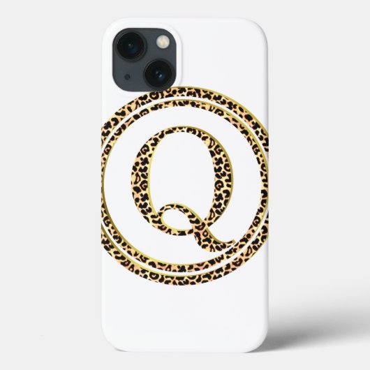 Leopard Q Case-Mate iPhone Case (Achterkant)