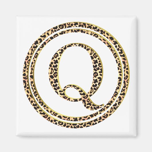 Leopard Q Magneet (Voorkant)