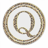 Leopard Q Sticker (Voorkant)