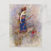 Leopard Queen Briefkaart (Voorkant)