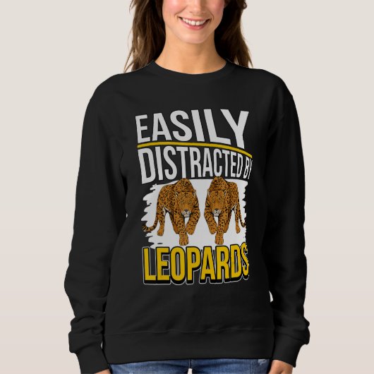 Leopard Quote Wildcat is gemakkelijk verstoord doo Trui (Voorkant)