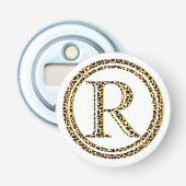 Leopard R Button Flesopener (Voorkant)