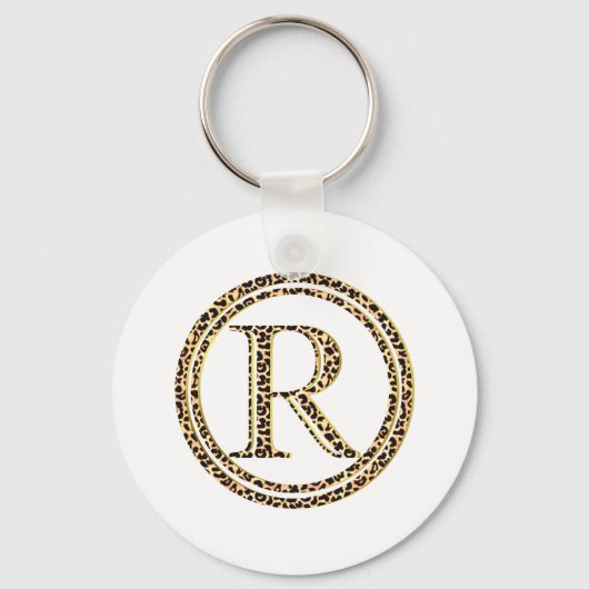 Leopard R Sleutelhanger (Voorkant)
