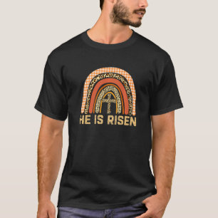 Leopard Rainbow Hij is ontstoken, Christelijke Pas T-shirt