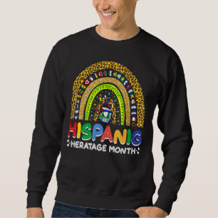 Leopard Rainbow Hispanic Heritage Month All Counte Trui