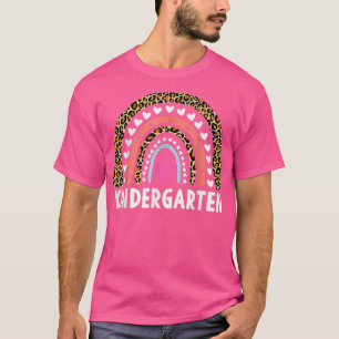 Leopard Rainbow Kindergarten T-shirt