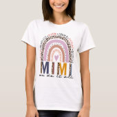 Leopard Rainbow Mimi Life, zonder grenzen Mimi T-shirt (Voorkant)
