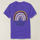 Leopard Rainbow Nursing 1st Day Of School N T-shirt (Design voorkant)