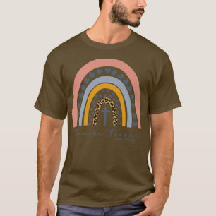 Leopard Rainbow Promise Keeper Christelijk Religie T-shirt
