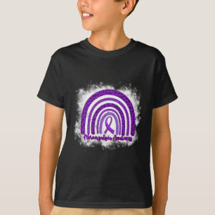 Leopard Rainbow Warrior Fibromyalgie Bewustzijn T-shirt