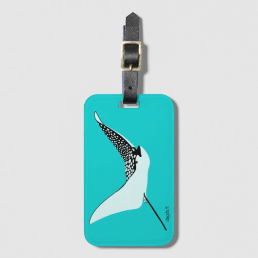 Leopard Ray Bagagelabel (Voorkant (verticaal))