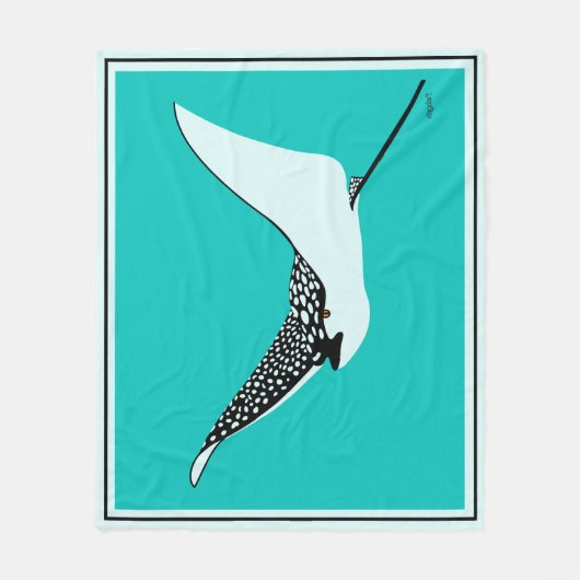 Leopard Ray werpdeken Fleece Deken (Voorkant)