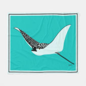 Leopard Ray werpdeken Fleece Deken (Voorkant (Horizontaal))