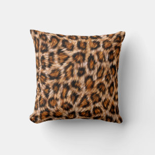 Leopard Real Skin Textern Pattern Kussen