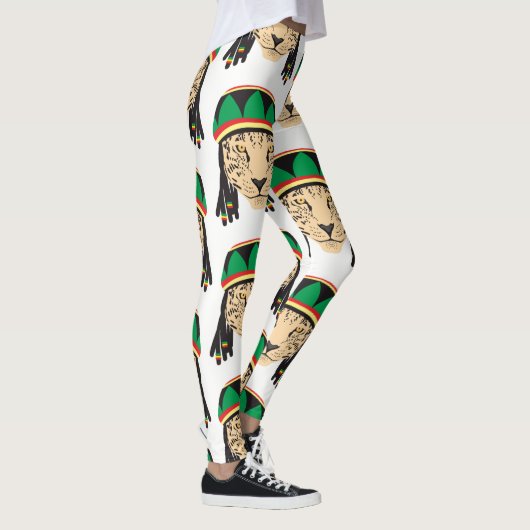 Leopard Reggae Leggings (Rechts)
