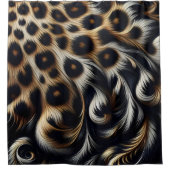 Leopard Retreat: uw nieuwe favoriet Douchegordijn (Voorkant)