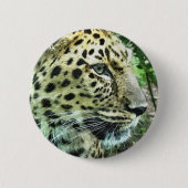 LEOPARD RONDE BUTTON 5,7 CM (Voorkant)