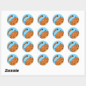 Leopard Ronde Sticker (Vel)